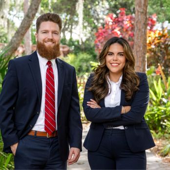 Hardwick and Krauss standing together outdoors